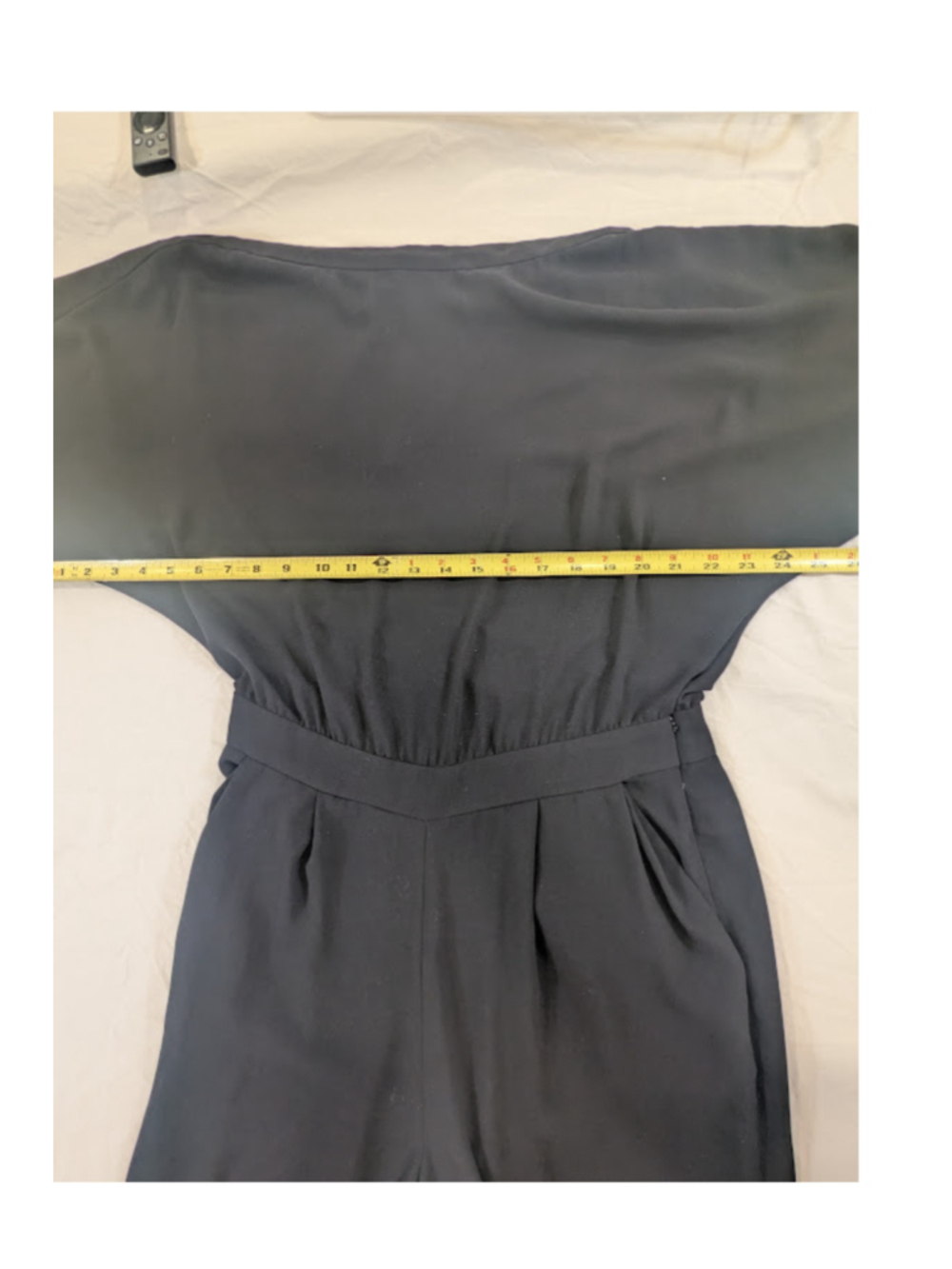 DVF Lucy Jumpsuit 6 Black Dolman Wide Leg Minimalist Quiet Luxury One Piece - Picture 14 of 15
